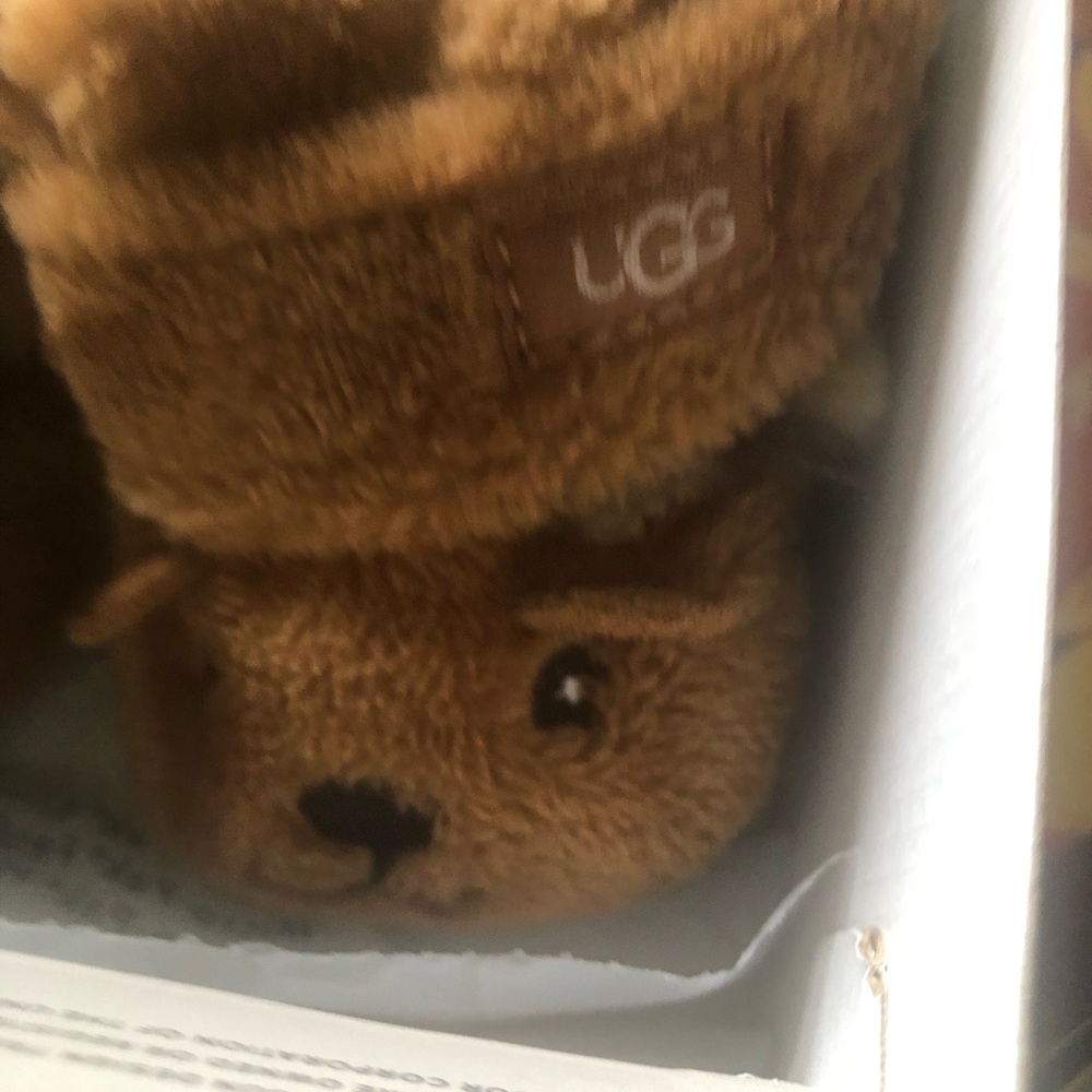 UGG Bixbee Bear Stuffie Bootie - Chestnut Brown - Picture 2 of 8